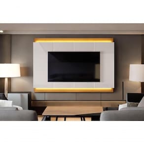 Painel Marrocos 2.07 Painel Para Tvs Até 75 Polegadas 2 Portas Jequitiba Off White Perolizado Lukaliam