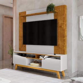 Home Tv 75 Polegadas Apalaches Naturalle Off-white
