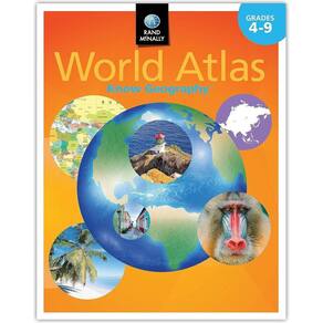 Rand Mcnally Know Geography Grades 4-9 - World Atlas