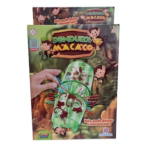 Jogo Divertido Pendura Macaco Com Varetas Infantil Polibrinq