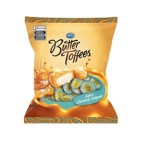 Bala Arcor Butt Toffees Sabor Caramelo Salgado 100g