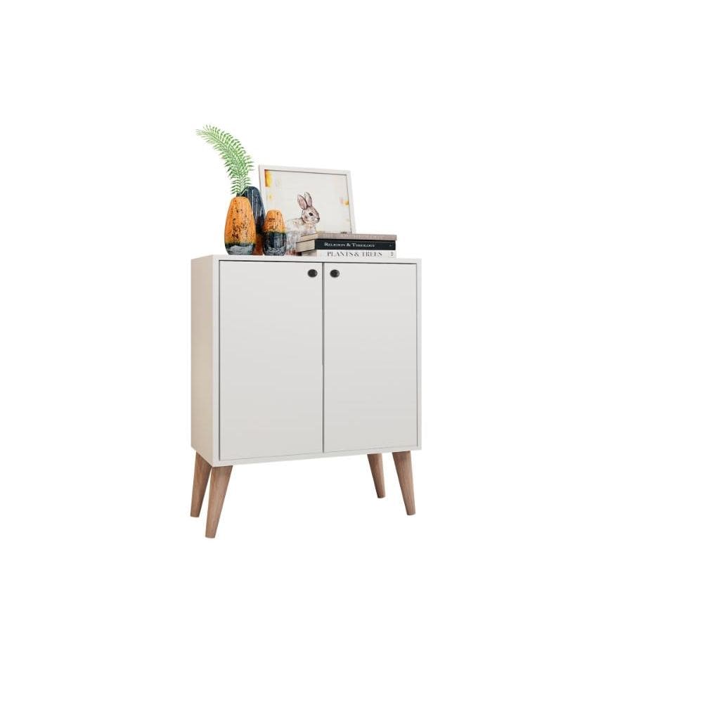 Aparador Buffet Retro Para Sala De Estar 2 Portas Equador