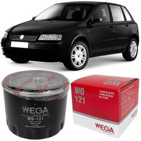 Filtro Óleo Fiat Stilo 1.8 8V 2005 a 2011 WEGA WO-121