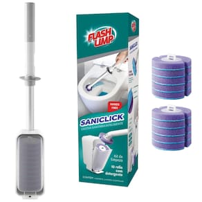 Escova Sanitária Limpa Bacia SaniClick 20 Refis Descartável