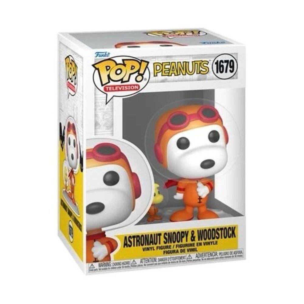 Funko Pop Peanuts Astronaut Snoop & Woodstock | Casas Bahia