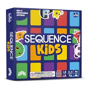 Jogo De Tabuleiro Sequence Kids 44 Cartas - Copag 34736