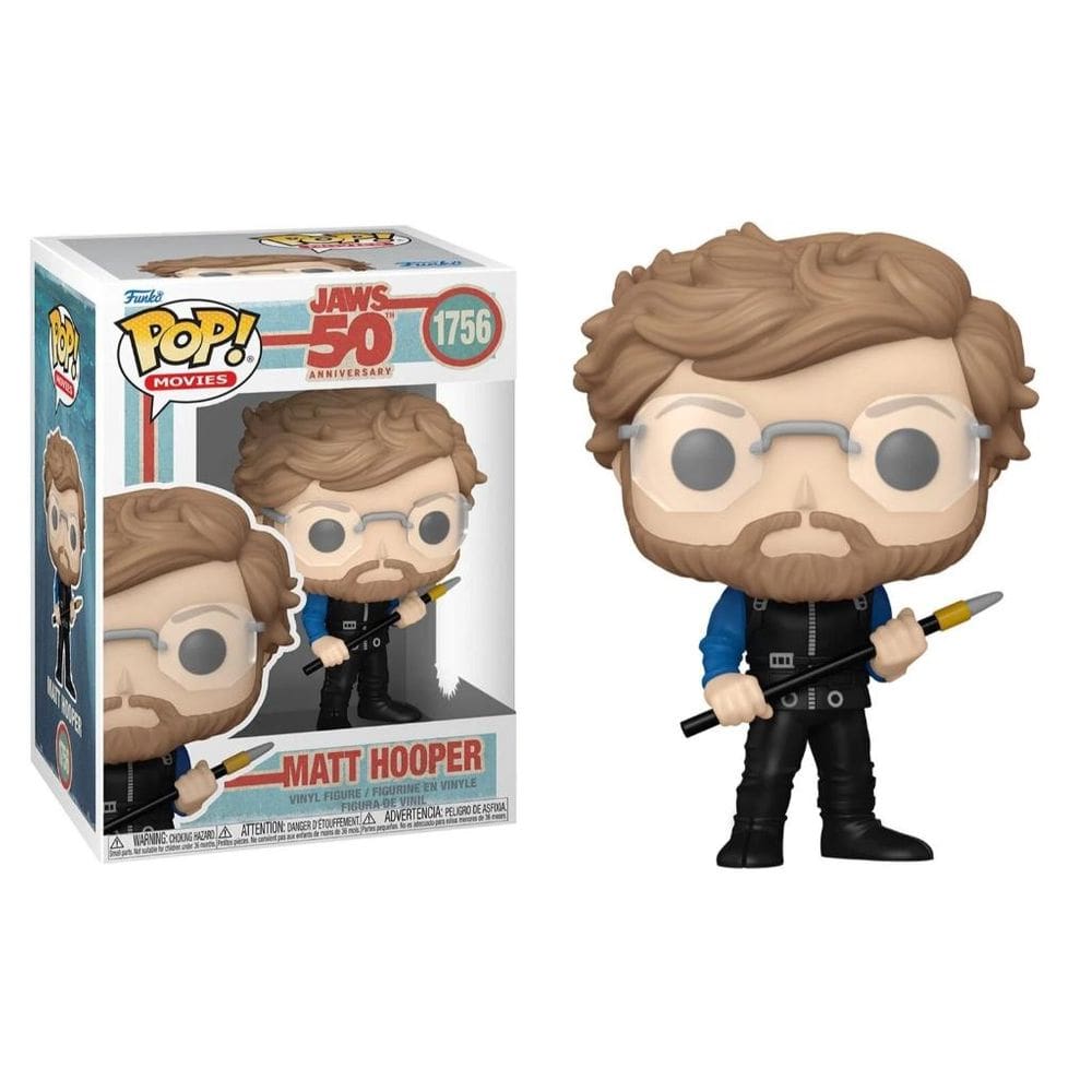 Funko Pop Movies Jaws Tubarão S3 Matt Hooper 1756
