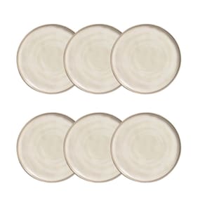 Jogo Pratos Sobremesa Porto Brasil Stoneware Amaretto Kit 6
