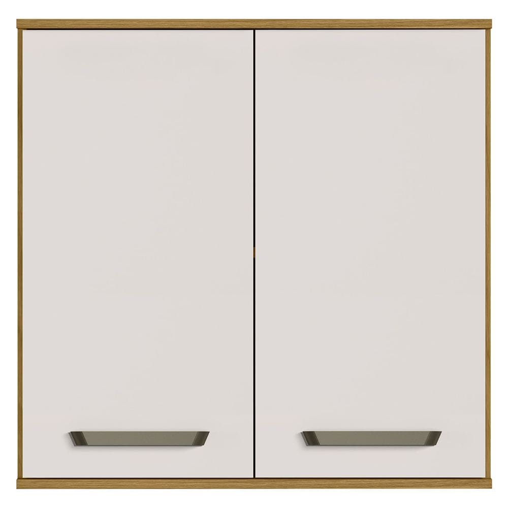 Armário de Cozinha Aéreo 80cm Rita Freijó/Off Acetinado Z44 - Mpozenato