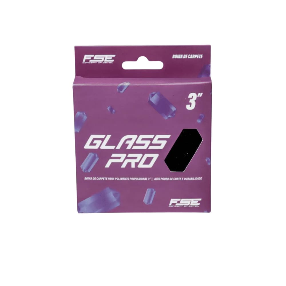 Boina de Carpete p/ Polimento de Vidros 3" Glass Pro Soft99