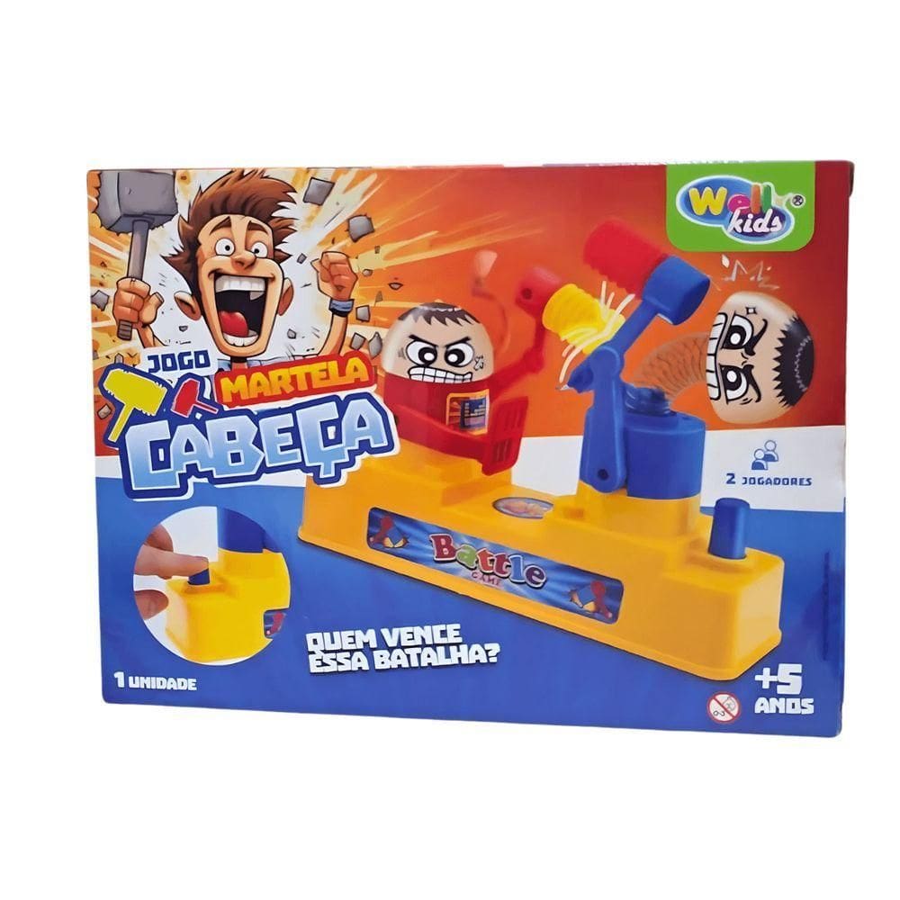 Jogo De Batalha Martela Cabeça - Wellkids