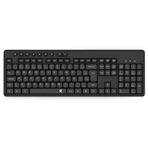 Teclado Membrana Office Redragon Sem Fio 2,4 GHz Preto - BK-7094 PT