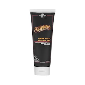 Gel modelador Suavecito Firme Hold para cabelos médios a grossos
