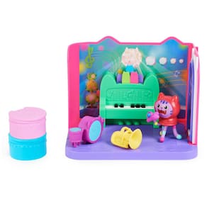 Sala de música Toy Gabby`s Dollhouse Groovy com Daniel James Catnip