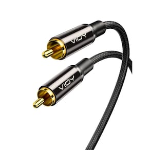 Cabo de áudio digital coaxial VIOY 2PACK (1m) RCA macho para macho