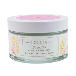 Manteiga corporal LOLLIA Breathe Peony & White Lily 165 ml para mulheres