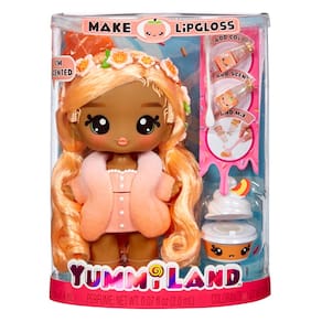Doll Yummiland Large Piper Peach com gloss para animais de estimação com mais de 4 anos