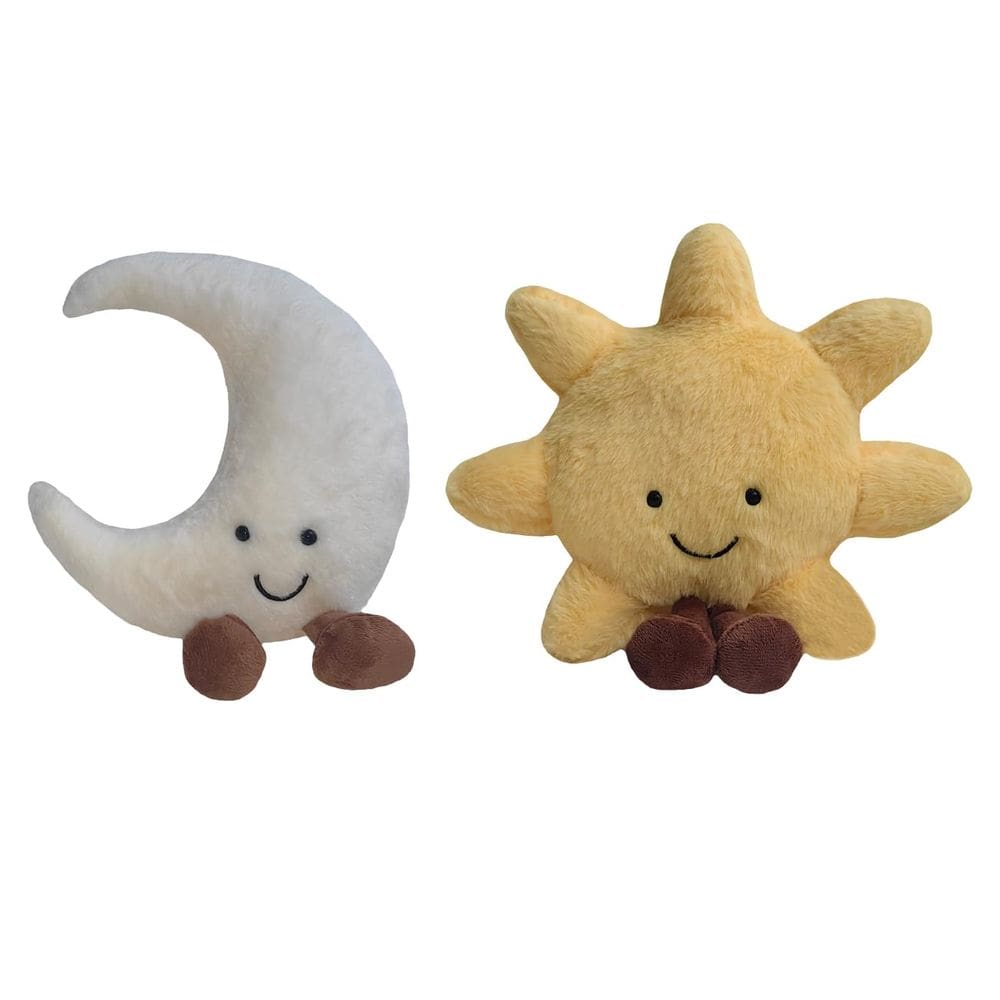 Brinquedo de pelúcia Sun and Moon, bicho de pelúcia macio de 30,5 cm para crianças