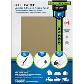 Patch de couro Pelle Patch Faux Leather 25 cores 28x40cm cinza