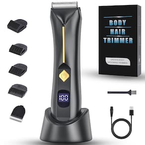 Aparador de cabelo na virilha Aparador elétrico de bolas KSIAOS para homens