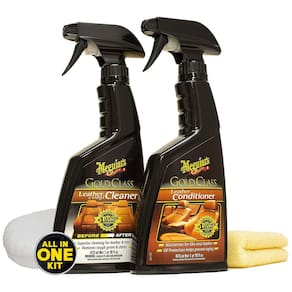 Kit de tratamento de couro Meguiar`s G55153 com limpador e condicionador
