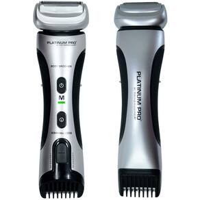 Body Groomer Platinum Pro MANGROOMER com bateria máxima de lítio