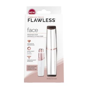 Removedor de cabelo indolor feminino Flawless Finishing Touch (branco)