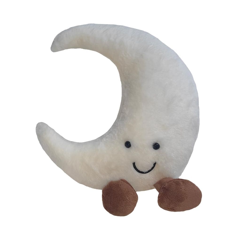 Almofada de sofá de cabeceira macia Sun and Moon de 30,5 cm para crianças