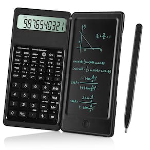 Calculadora científica iPepul de 10 dígitos com bloco de notas e tela LCD