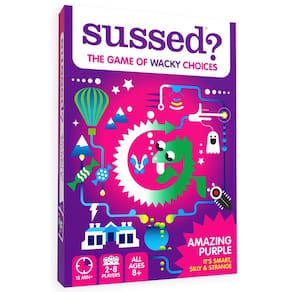 Jogo de cartas SUSSED The Wacky `O que você faria? ` Crianças com mais de 8 anos