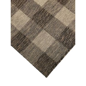Tapete Sisalis Para Área Interna E Externa – Jolitex - Vichy Marrom - 250x300cm