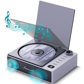Leitor de CD portátil Leapwell L-CD201 Bluetooth com alto-falante