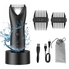 Aparador de pelos corporais zuxify SMT032 para homens com holofote preto