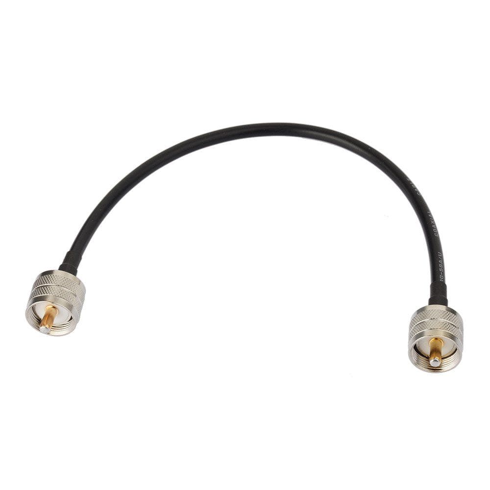 Cabo coaxial Superbat UHF Macho PL-259 para UHF Macho PL-259 30cm