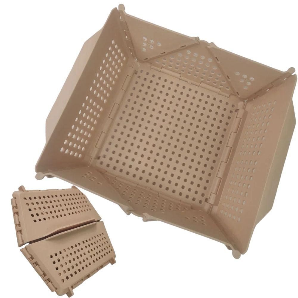 Cesto Dobrável para Alimentos 2444123 Rosa - Quanhe