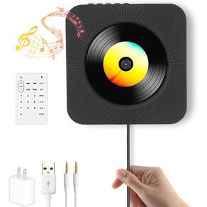 Leitor de CD TODANGAI Bluetooth FM USB AUX MP3 de parede/desktop