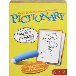 Jogo de tabuleiro Mattel Games Pictionary para crianças e adultos
