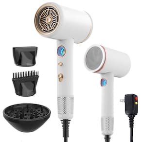 Secador de cabelo Dxliwky Professional 1875W High-Speed Ionic White