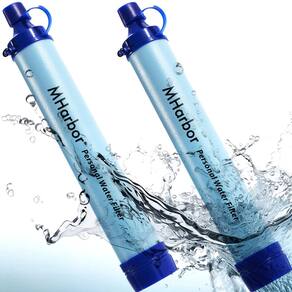 Filtro de água Straw mHarbor Personal Outdoor Survival Gear