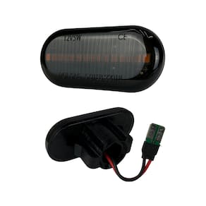 Led Lateral 12V Sequencial Preto Amarelo Renault Duster Fume