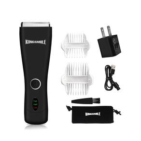 Aparador de pelos corporais Kingsmile Body Groomer para homens com carregador