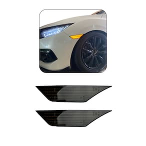 Led lateral 12V Preto com Amarelo Honda Civic G10SiSport