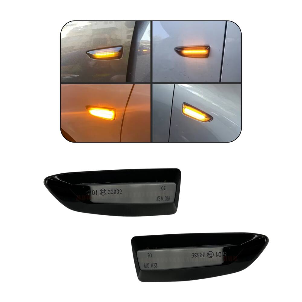 Led lateral 12 V Fume e Amarelo Chevrolet Tracker Onix Turbo
