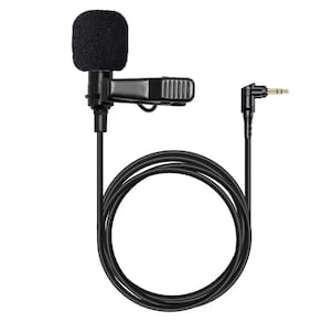 Microfone Lavalier Hollyland, clipe externo no Lark Max