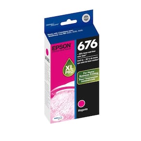 Cartucho de tinta Epson 676 DuraBrite Magenta de Ultra Alta Capacidade