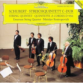 CD Schubert: Quinteto de cordas em dó, d. 956 - Quarteto Rostropovich/Emerson