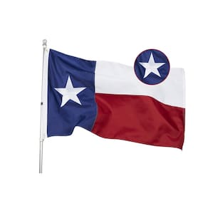 Bandeira: Homissor, Estado do Texas, 90x150cm, nylon costurado e bordado