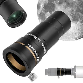 Telescópio Barlow Lens 3X Astromania de 1,25 polegadas com 4 elementos