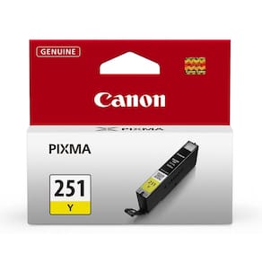 Cartucho de tinta Canon CLI-251 amarelo compatível com iP7220, iP8720