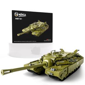 Tanque super pesado modelo Toy Nifeliz T28 para adultos com 2.986 unidades